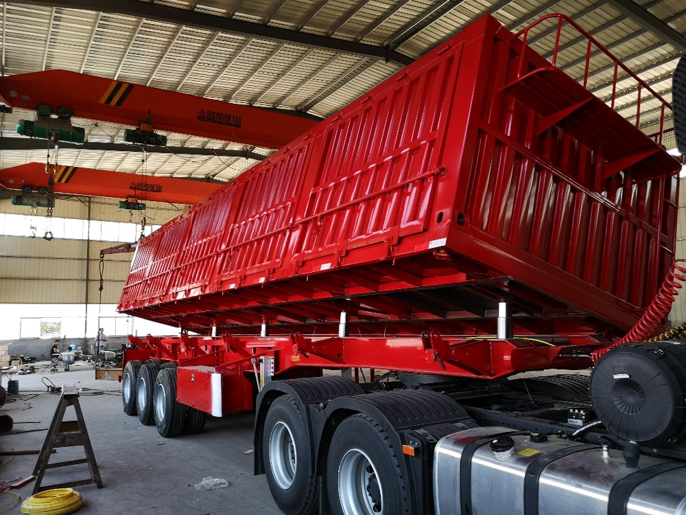 High Capacity tri Axle Industrial Dump Semi Trailer from China