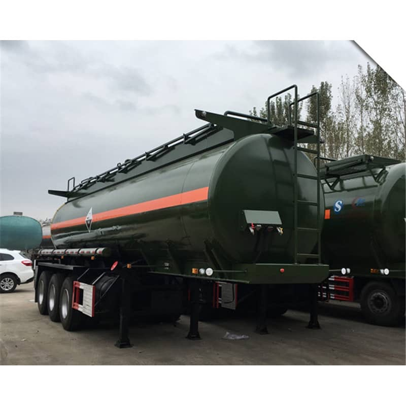 Remolque cisterna de aceite de transporte personalizado de 4 ejes