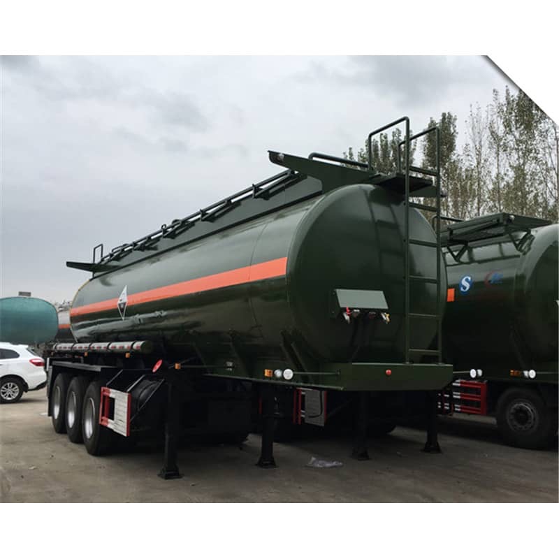 Remolque cisterna de aceite de transporte personalizado de 4 ejes