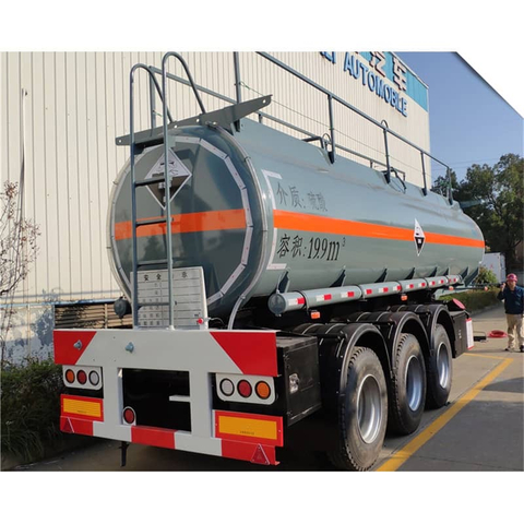 Remorque de r&eacute;servoir de p&eacute;trole brut robuste en aluminium
