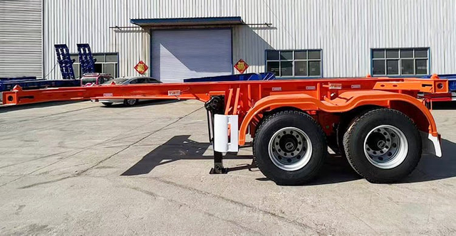 Remolque de chasis de contenedor de env&iacute;o de 20' a la venta