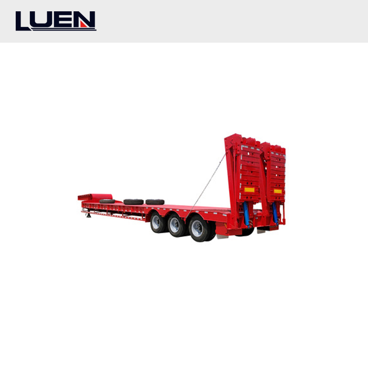 Heavy Duty Enclosed Enclosed Building Low Bed Semi Trailer From China