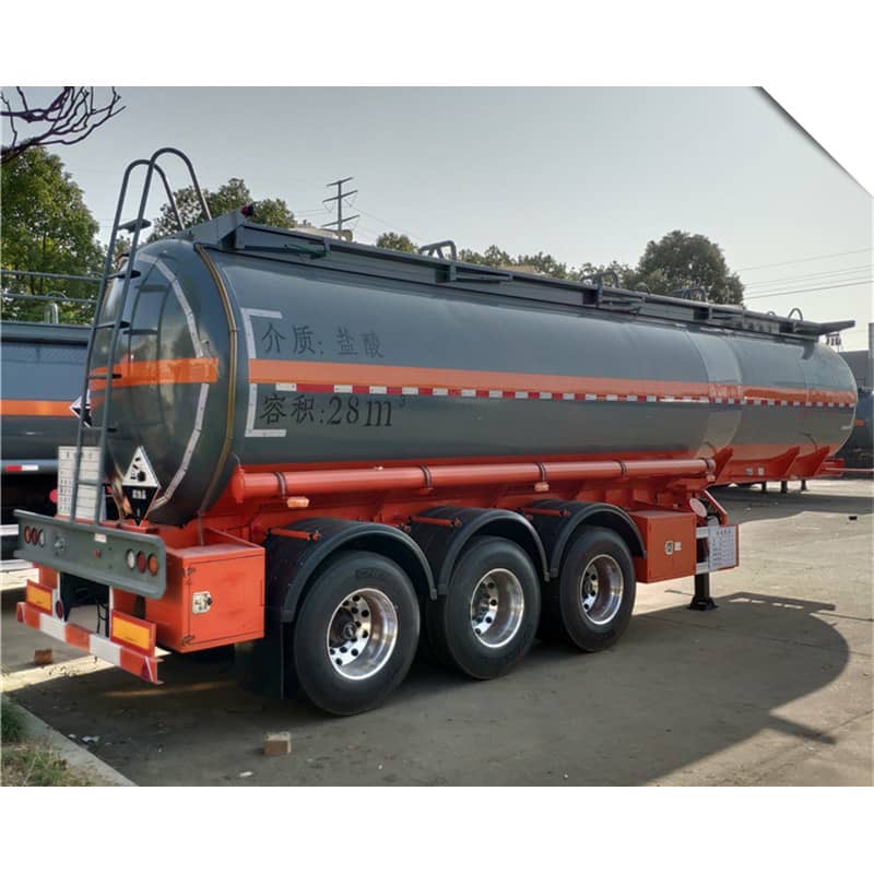 50000 Liters Enclosed Liquid Oil Tank Trailer from China manufacturer